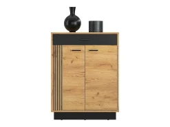 Sapateira 2 portas 1 gaveta Nilo madeira 91cm*Petits-Meubles Outlet