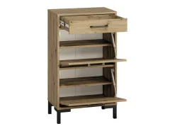 Petits-Meubles Móvel De Arrumação|Sapateira*Sapateira 2 portas 1 gaveta Liora madeira 94cm Natural claro