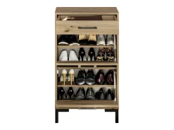 Petits-Meubles Móvel De Arrumação|Sapateira*Sapateira 2 portas 1 gaveta Liora madeira 94cm Natural claro