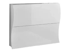 Sapateira Andrea, Armário multiuso com 2 portas dobráveis, Sapateira de entrada, 100% Fabricado na Itália, 101x27h82 cm, brilhante*Dmora Sale