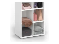 Vicco Móvel De Arrumação|Sapateira*Sapateira 54.2x33.3x183.3 paris Branco