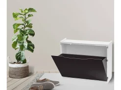 Sapateira Damatucc, Sapateira que economiza espaço, Sapateira de entrada, Sapateira de 1 porta, 100% Made in Italy, 51x17h40 cm,*Dmora New