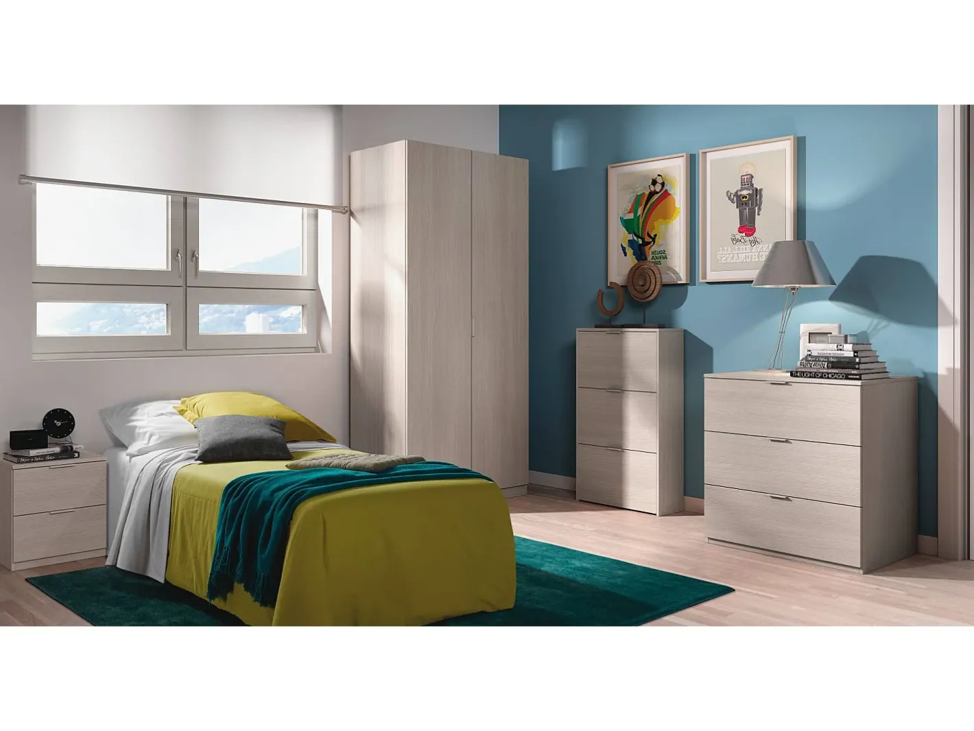 Sapateira Dcosta, Sapateira com 3 portas sanfonadas, Armário de dupla capacidade para até 18 pares de sapatos, 70x17h180 cm, Carvalho^Dmora Sale