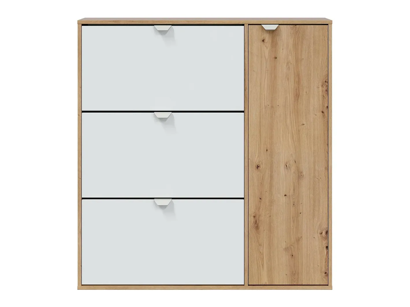 Sale Sapateira Dmodic, sapateira de entrada com 4 portas, guarda-roupa que economiza espaço, 105x24h112 cm, e Carvalho Móvel De Arrumação|Sapateira