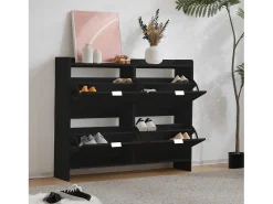 Sapateira moderna - 4 compartimentos rebatíveis -^ModernLuxe Best
