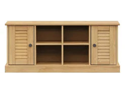 vidaxl Móvel De Arrumação|Sapateira*Sapateira VIGO 106x35x45 cm madeira de pinho maciça Castanho