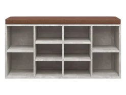 vidaxl Móvel De Arrumação|Sapateira*Sapateira 103x30x48 cm derivados de madeira cimento Cinzento