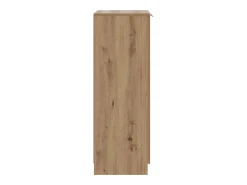 vidaxl Móvel De Arrumação|Sapateira*Sapateira 59x35x100,5cm derivados de madeira carvalho artisiano Natural claro