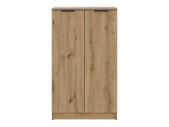 vidaxl Móvel De Arrumação|Sapateira*Sapateira 59x35x100,5cm derivados de madeira carvalho artisiano Natural claro