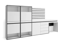 Sapateira, 297x35x145cm, Para quarto, dormitório, Cómoda, Tiras Deco. Madeira, Toucador,^Skraut Home