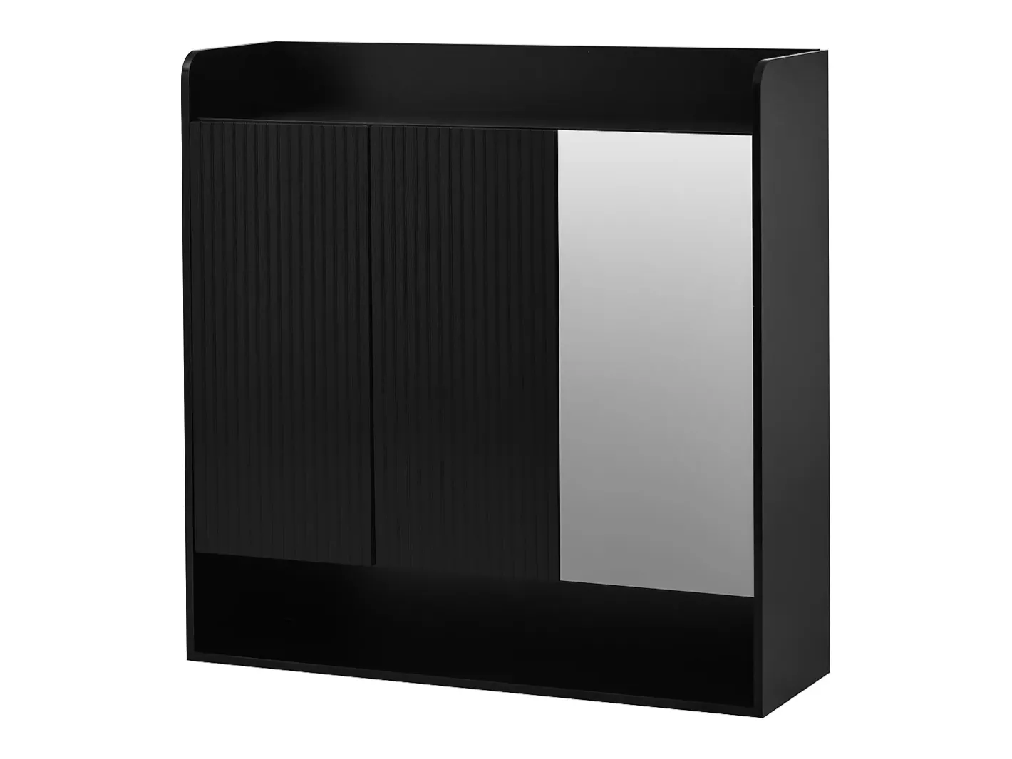 Sapateiro 110x35,5x110 cm - com espelho - com 3 portas - MDF -*ModernLuxe Discount