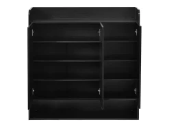 Sapateiro 110x35,5x110 cm - com espelho - com 3 portas - MDF -*ModernLuxe Discount