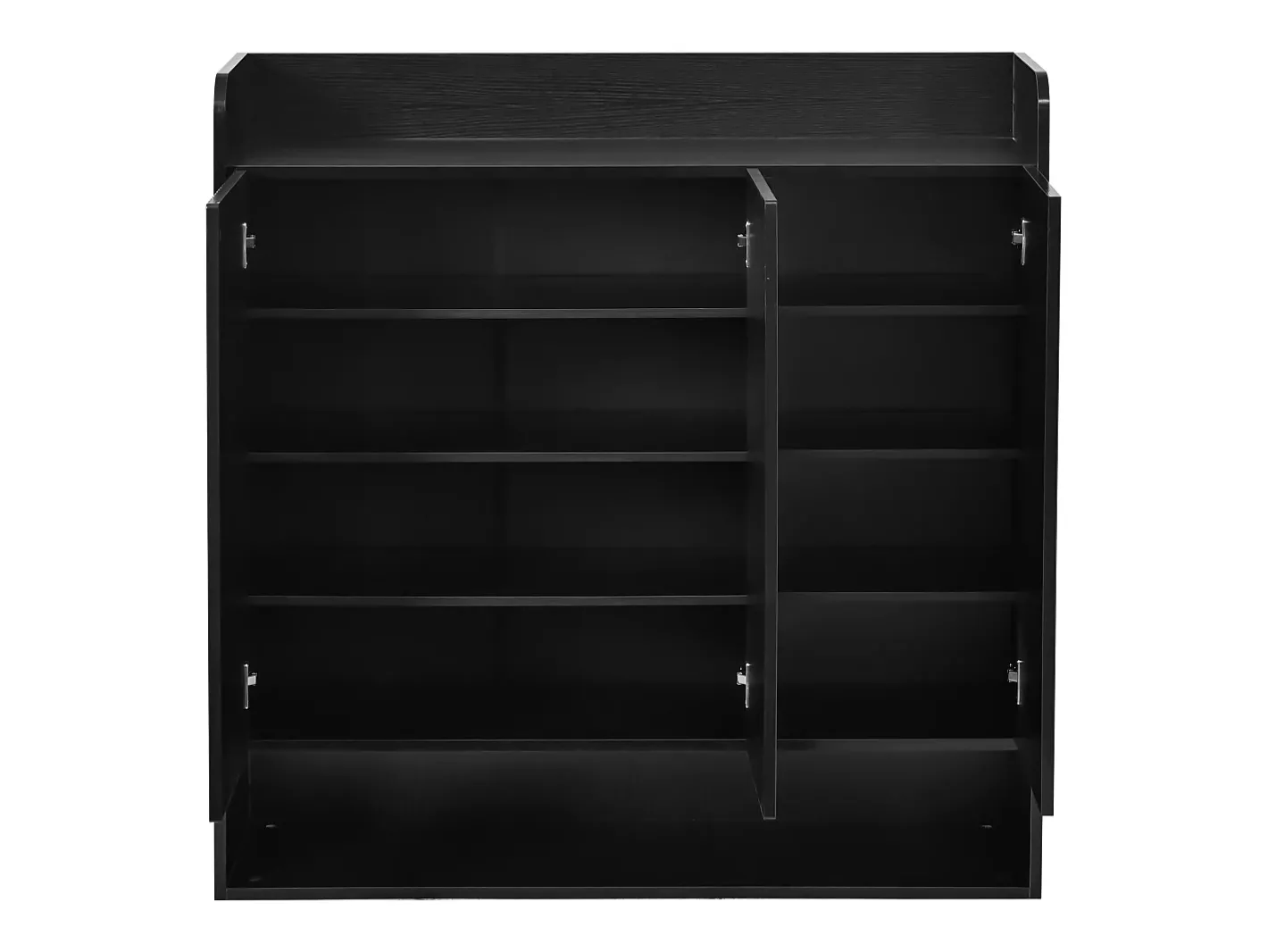 Sapateiro 110x35,5x110 cm - com espelho - com 3 portas - MDF -*ModernLuxe Discount