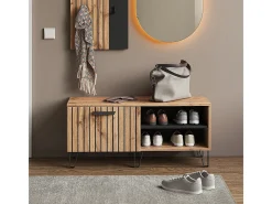Vicco Móvel De Arrumação|Sapateira*Schuhbank carvalho wotan 100x38x45 amber Natural escuro