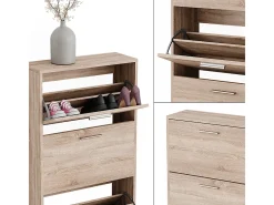 Vicco Móvel De Arrumação|Sapateira*Schuhkipper sonoma 59x22x137 gizmo Natural claro