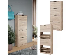 Vicco Móvel De Arrumação|Sapateira*Schuhkipper sonoma 59x22x137 luca Natural claro