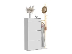 Vicco Móvel De Arrumação|Sapateira*Schuhschrank 90x30x181.5 ivo Branco