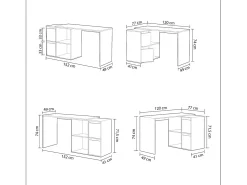 Secretária multiposições Spacio^duehome
