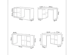 Secretária multiposições Spacio^duehome