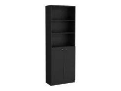 Set Triplo de Bibliotecas Munds Concept: Organização Inteligente, Estantes Abertos e Elegância Minimalista em um Só Conjunto^TuHome Outlet