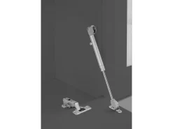 Sistema de parede Dgirm, conjunto de sala de TV com 4 portas, móveis de sala multiuso, 100% Fabricado na Itália, 260x30h180 cm, Antracite*Dmora Clearance