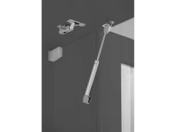 Sistema de parede Dgirm, conjunto de sala de TV com 4 portas, móveis de sala multiuso, 100% Fabricado na Itália, 260x30h180 cm, Antracite*Dmora Clearance