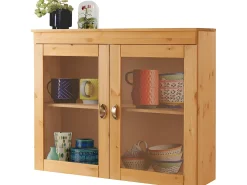 Loft24 Vitrina*Skandi Buffet 2+2 Portas Carvalho Branco Carvalho Carvalho Branco Natural claro