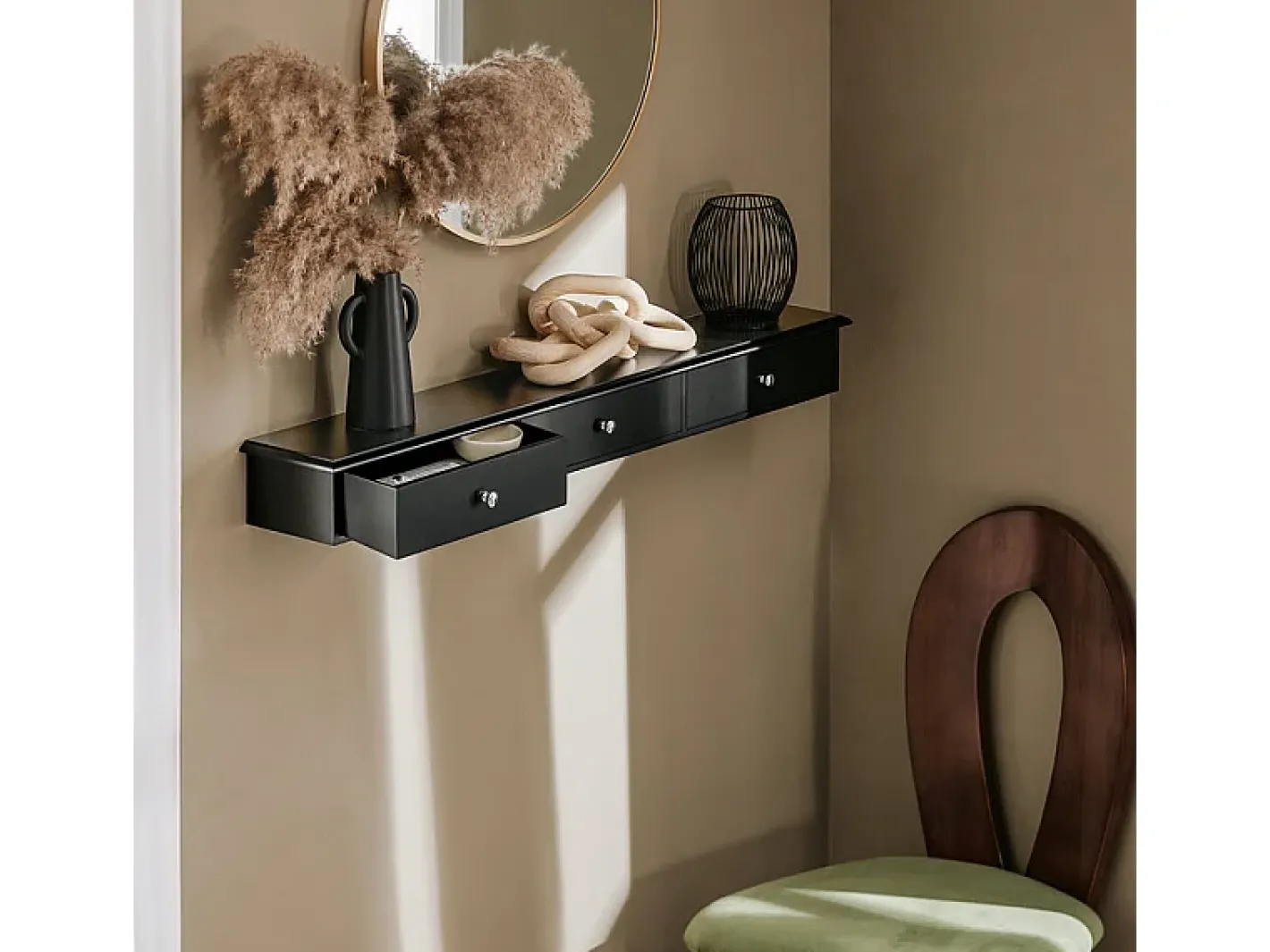 Armário de banheiro com espelho, armário de cozinha, Armário de cozinha suspenso FRG43-L-SCH^Sobuy Discount
