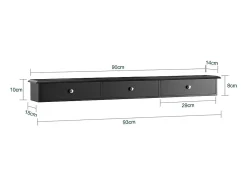 Armário de banheiro com espelho, armário de cozinha, Armário de cozinha suspenso FRG43-L-SCH^Sobuy Discount