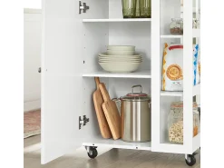 armário de cozinha, carrinho de cozinha, carrinho de cozinha com rodas FKW75-WN^Sobuy Online