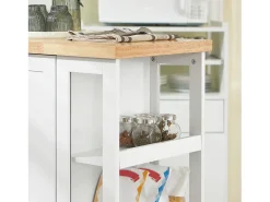 armário de cozinha, carrinho de cozinha, carrinho de cozinha com rodas FKW75-WN^Sobuy Online