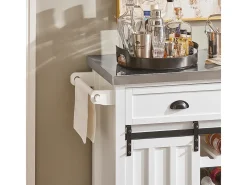 armário de cozinha, carrinho de cozinha, carrinho de cozinha com rodas FKW94-W*Sobuy Discount