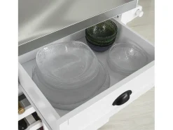 armário de cozinha, carrinho de cozinha, carrinho de cozinha com rodas FKW94-W*Sobuy Discount