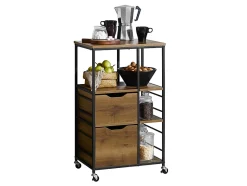 armário de cozinha, carrinho de cozinha, carrinho de cozinha com rodas FKW111-PF^Sobuy Hot