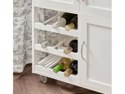 armário de cozinha, carrinho de cozinha, carrinho de cozinha com rodas FKW45-WN^Sobuy Outlet