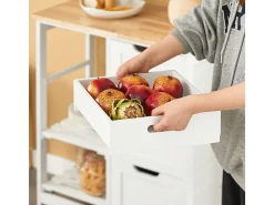 armário de cozinha, carrinho de cozinha, carrinho de cozinha com rodas FKW79-W*Sobuy Sale