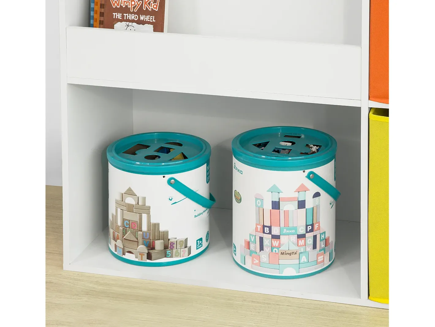 armário de criança, armário de livros infantis, armário infantil KMB37-W^Sobuy Best