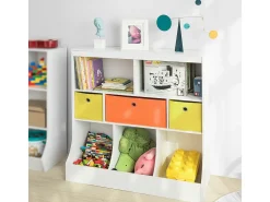 armário de criança, armário de livros infantis, armário infantil KMB26-W*Sobuy Hot