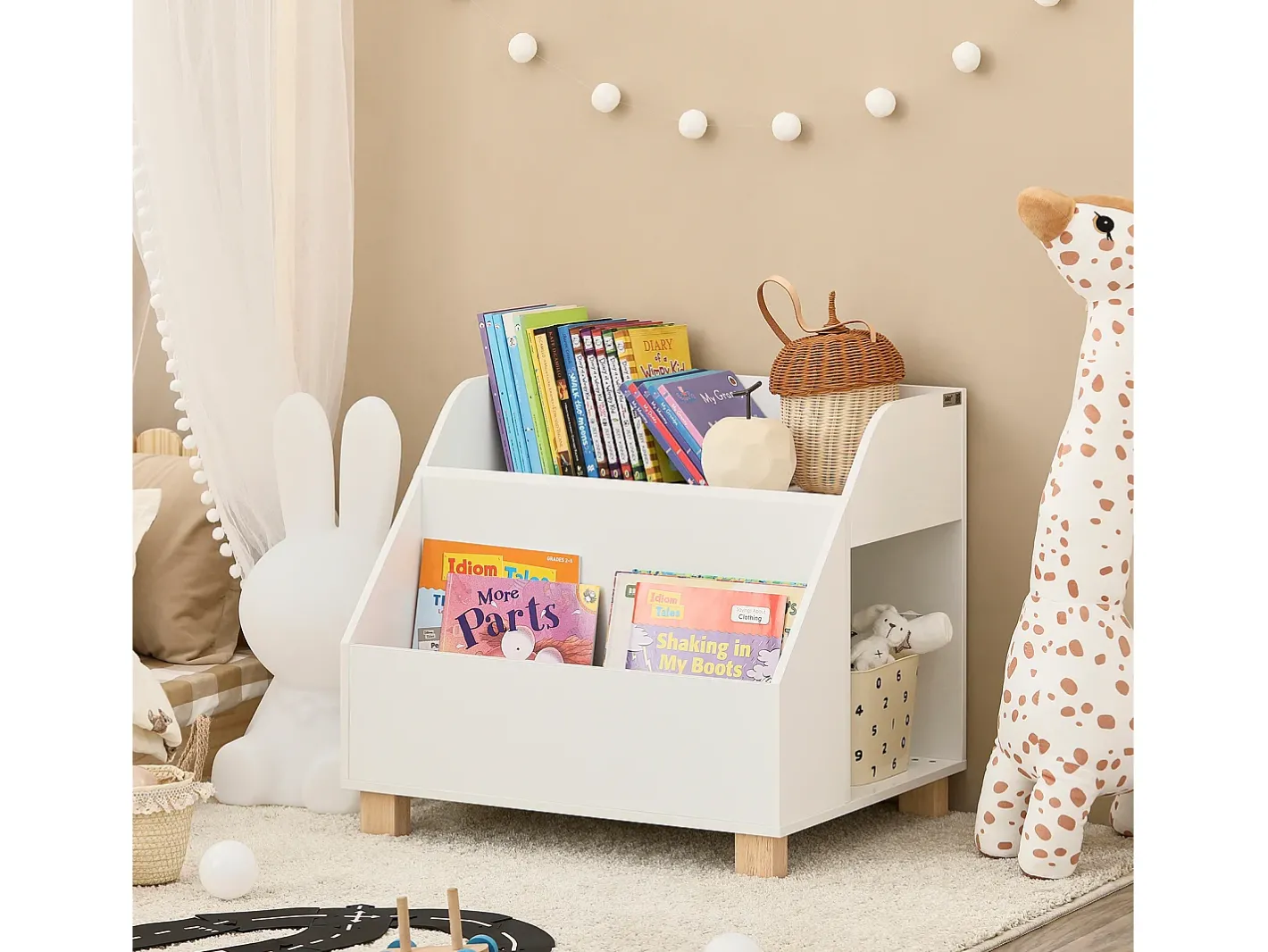 armário de criança, armário de livros infantis, armário infantil KMB54-W^Sobuy Best