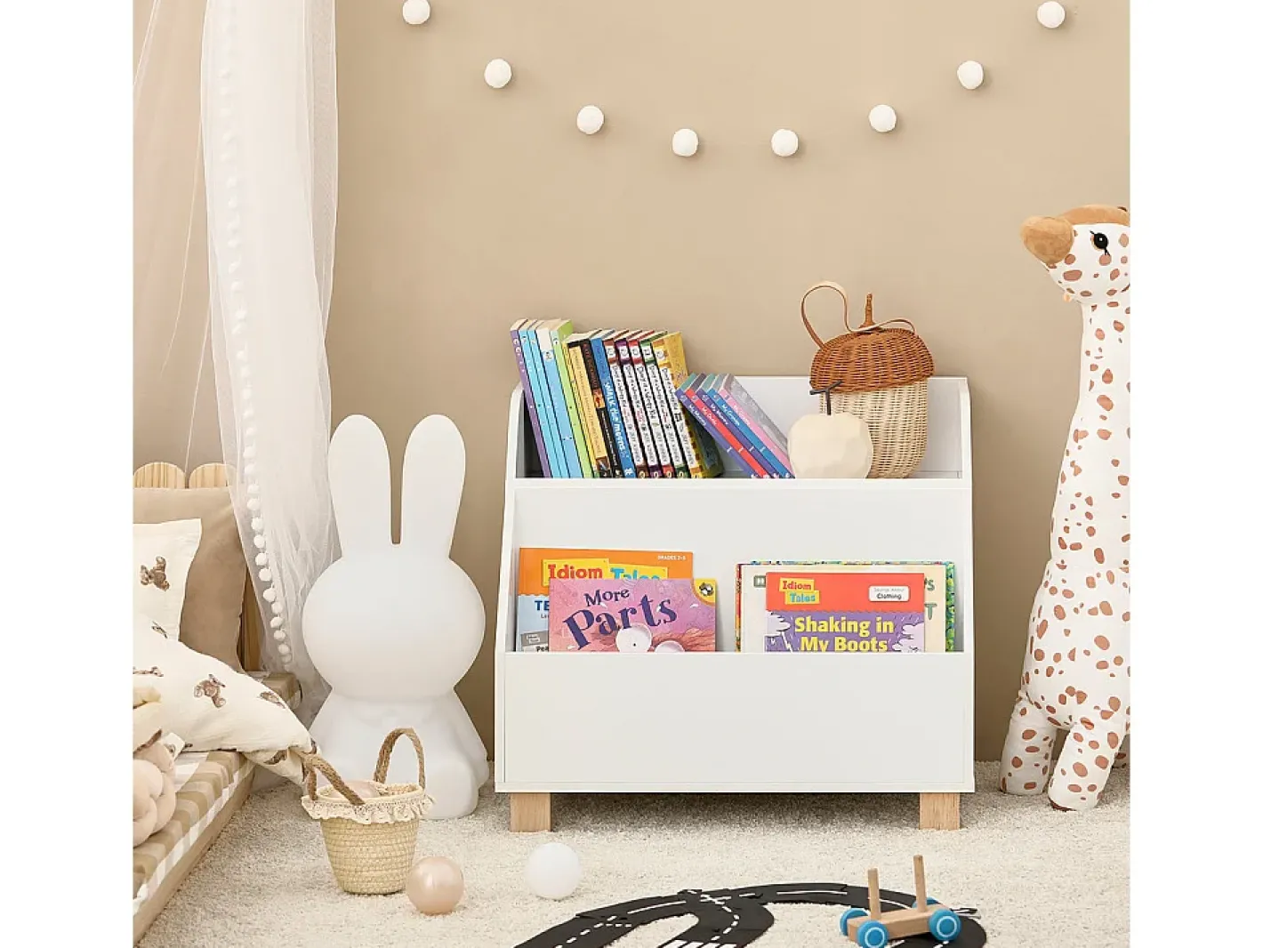 armário de criança, armário de livros infantis, armário infantil KMB54-W^Sobuy Best