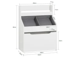 armário de criança, armário de livros infantis, armário infantil KMB71-W^Sobuy Best