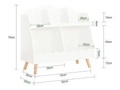armário de criança, armário de livros infantis, armário infantil KMB100-W^Sobuy Discount