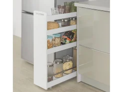 armário de nicho, carrinho de banheiro economizador de espaço, Carrinho de banheiro que economiza espaço NSR01-W*Sobuy Outlet