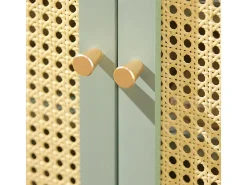 Sobuy Móvel De Arrumação|Sapateira*armário de parede, cabide de parede, Cabide de parede com prateleira FHK28-HG Verde