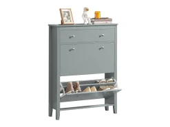 armário de parede, cabide de parede, Cabide de parede com prateleira FHK19-W^Sobuy Outlet