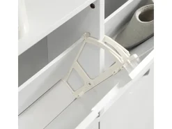 Sobuy Móvel De Arrumação|Sapateira*armário de sapatos, Armário de sapatos estreito, armário para sapatos FSR100-W Branco