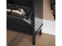 Sobuy Móvel De Arrumação|Sapateira*armário de sapatos, Armário de sapatos estreito, armário para sapatos FSR100-SCH Preto