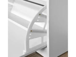 Sobuy Móvel De Arrumação|Sapateira*Armário de sapatos com prateleira, banco, Banco com sapateira FSR16-W Branco