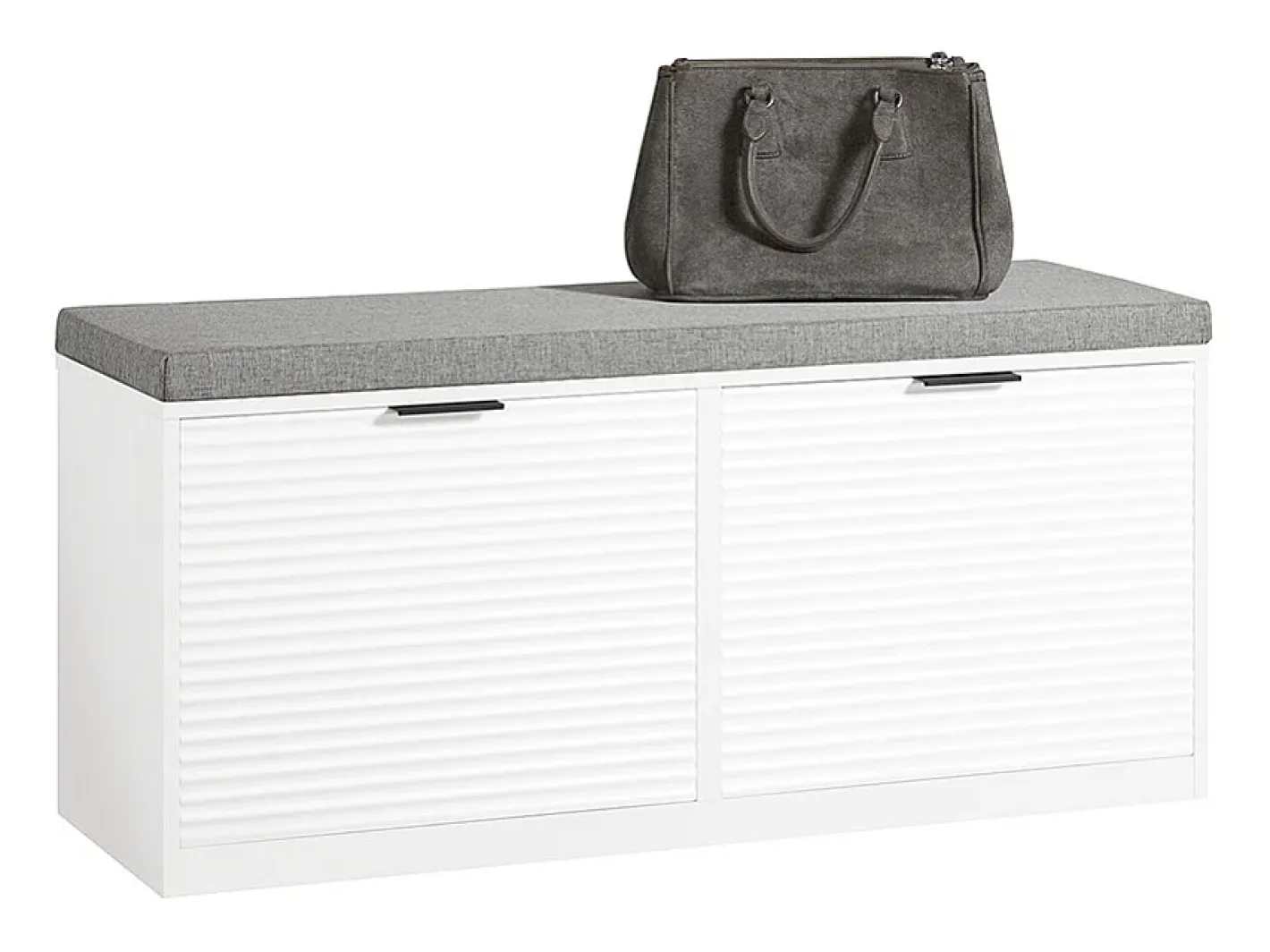 Sobuy Móvel De Arrumação|Sapateira*Armário de sapatos com prateleira, banco, Banco com sapateira FSR147-W Branco