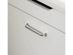 Sobuy Móvel De Arrumação|Sapateira*Armário de sapatos com prateleira, banco, Banco com sapateira FSR95-W Branco